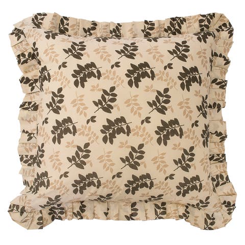 Silhouette Palm Beach Cotton Euro Pillow Sham