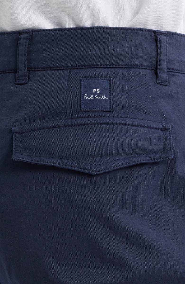 PS Paul Smith Tapered Stretch Organic Cotton Chinos, Alternate, color, Very Dark Navy