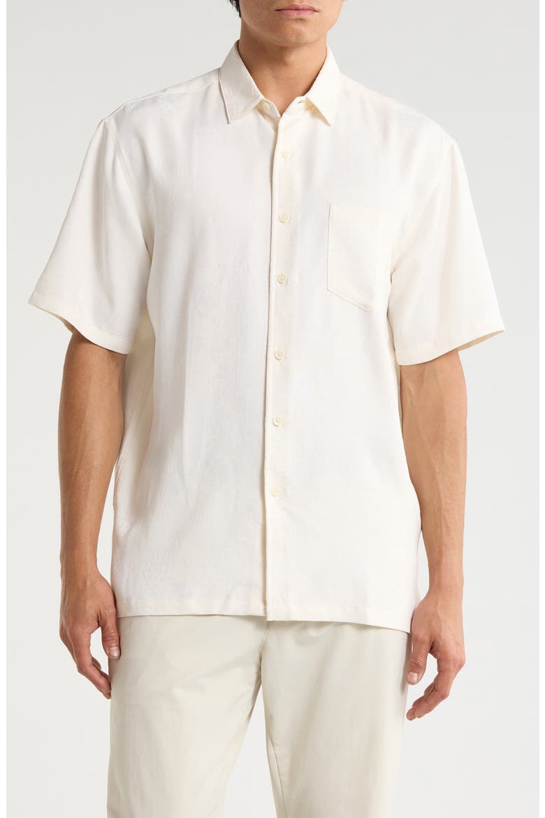 Apana Classic Fit Jacquard Sport Shirt, Main, color, OFF WHITE