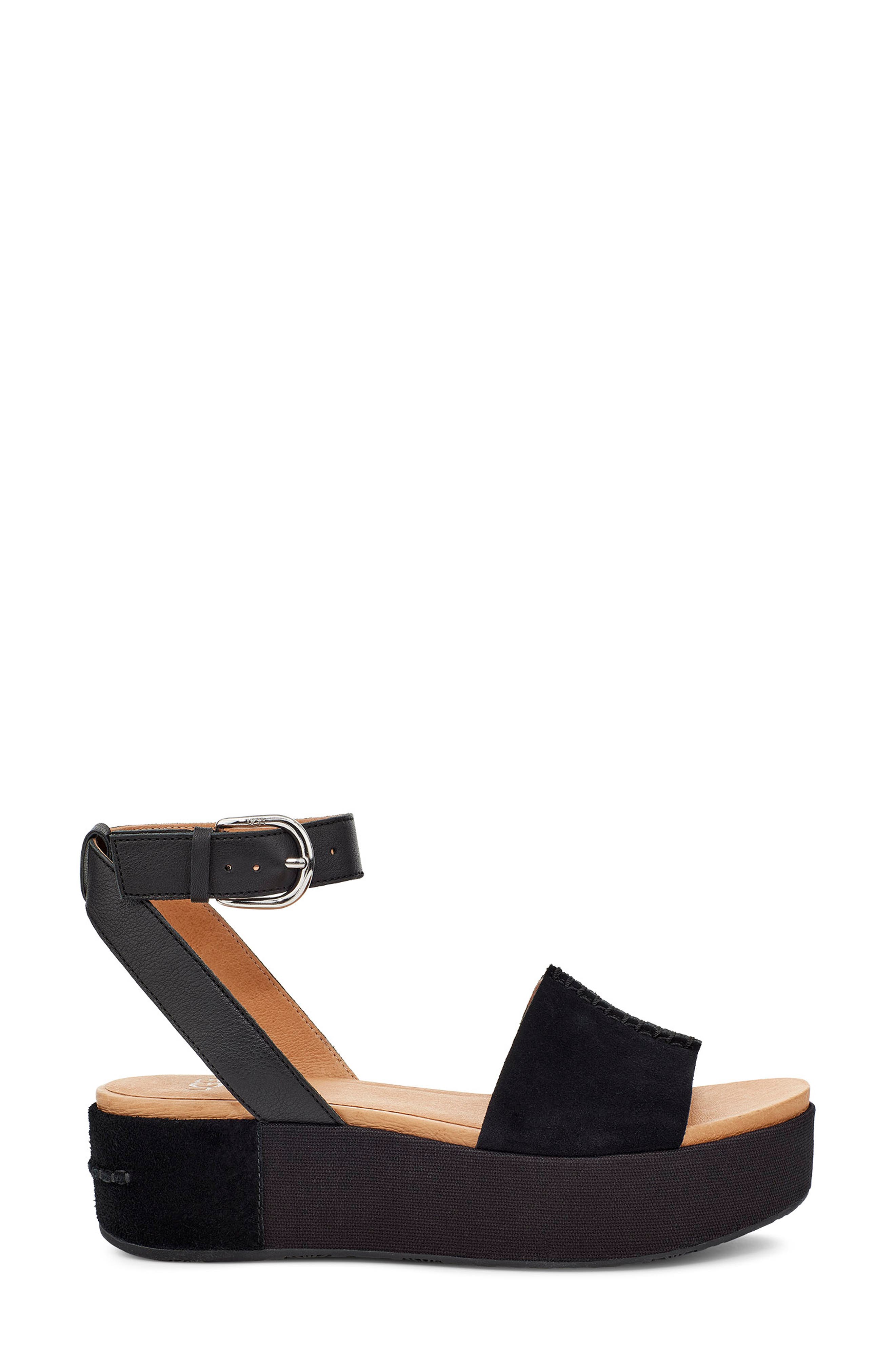 UGG<sup>®</sup> Chapala Platform Wedge Sandal, Alternate, color, 