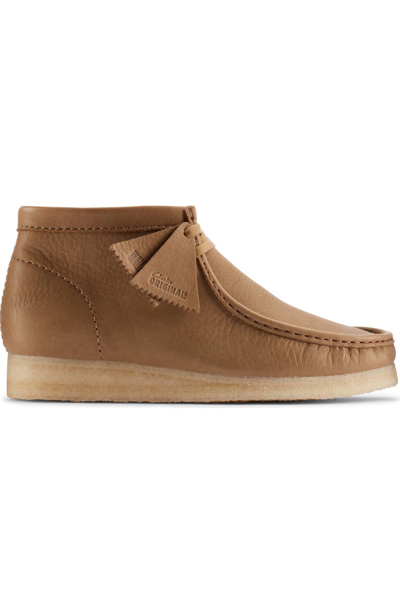 Clarks<sup>®</sup> Originals Wallabee Chukkah Boot, Alternate, color, Dark Olive Lea