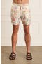 selected White Floral Print