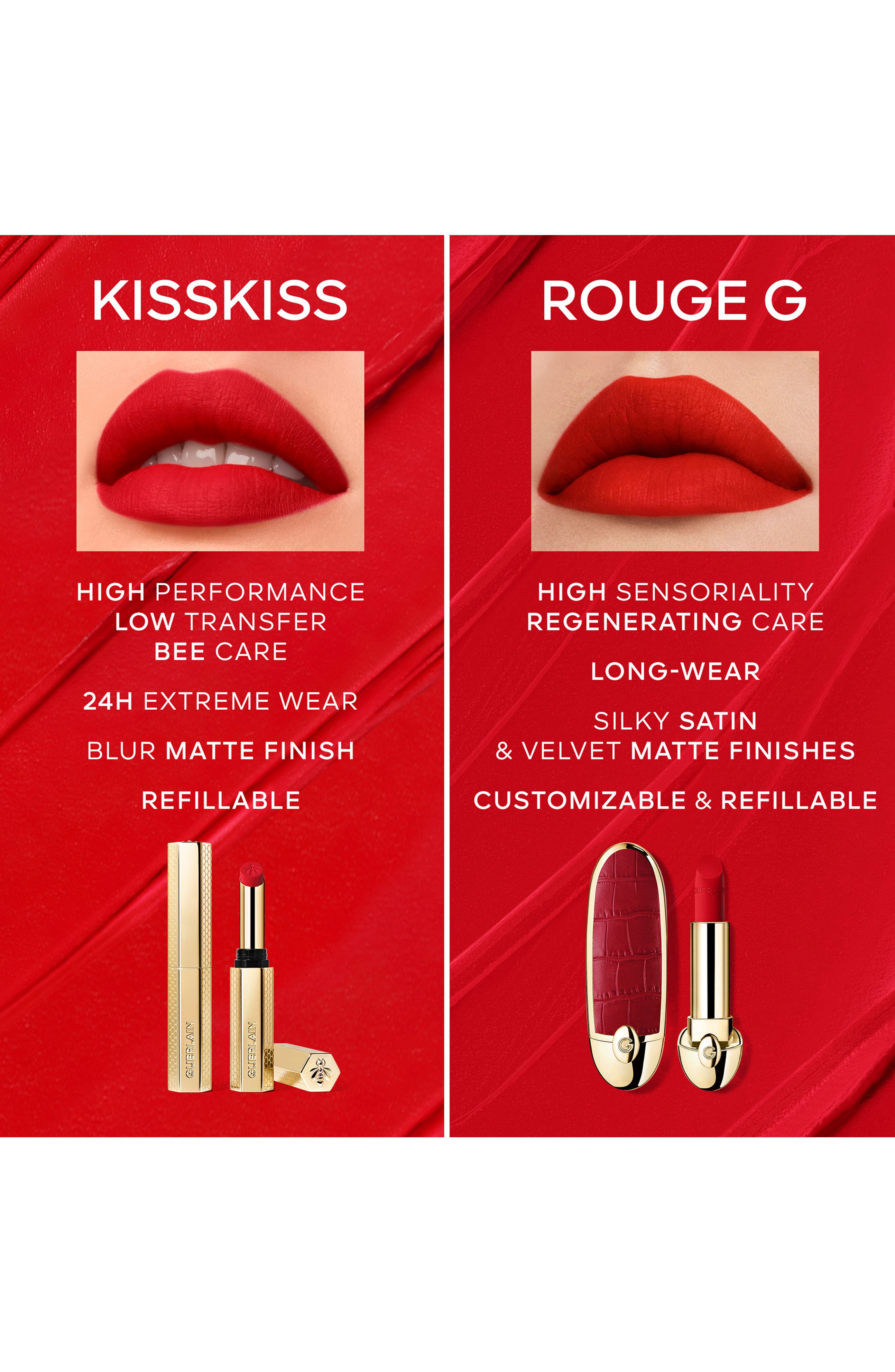 KISS KISS Honey-Infused Refillable Lipstick (Women) | Nordstrom