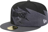New Era Men's New Era  Black Los Angeles Kings Spikes 59FIFTY Fitted Hat