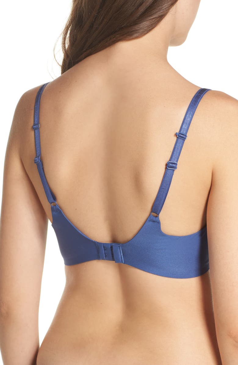 Chantelle Lingerie Modern Invisible Smooth Custom Fit Plunge Bra, Alternate, color,