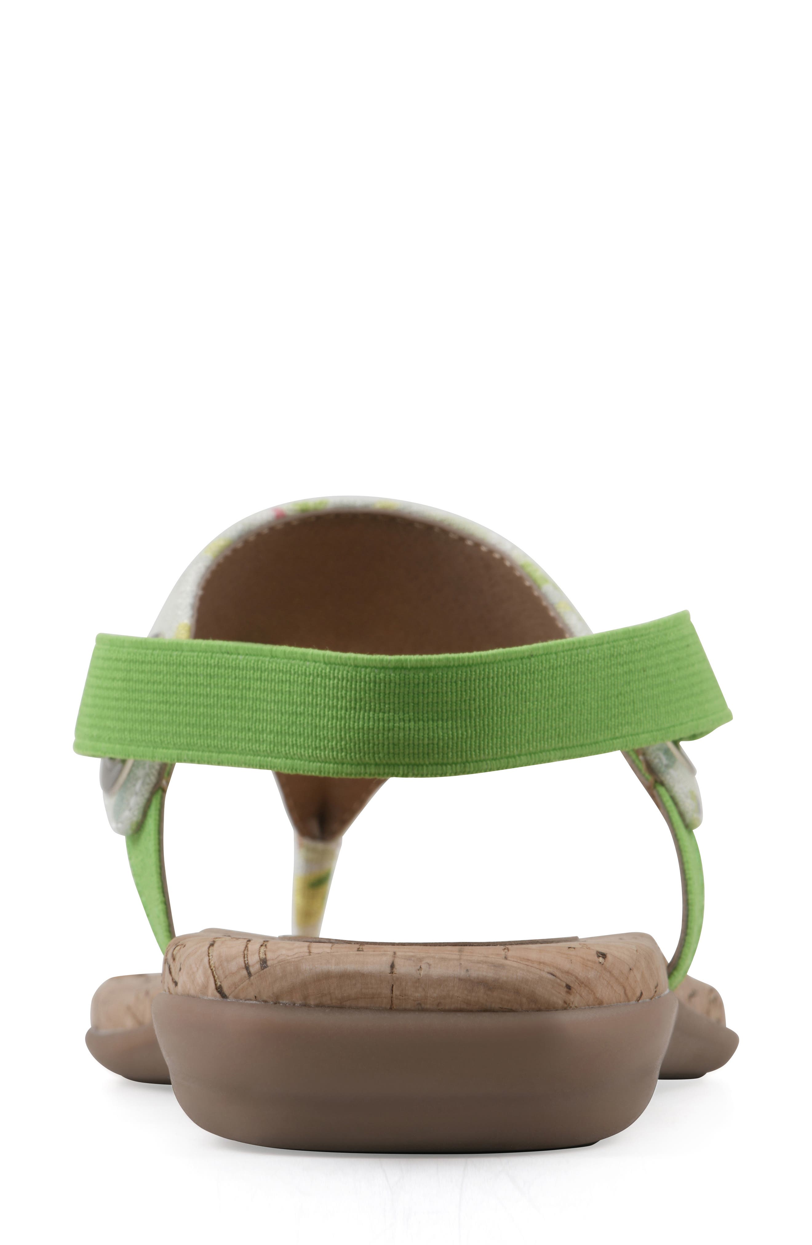 Lifeway Slingback Sandal, Alternate, color, LIGHT GREEN/ FLORAL/ FAB