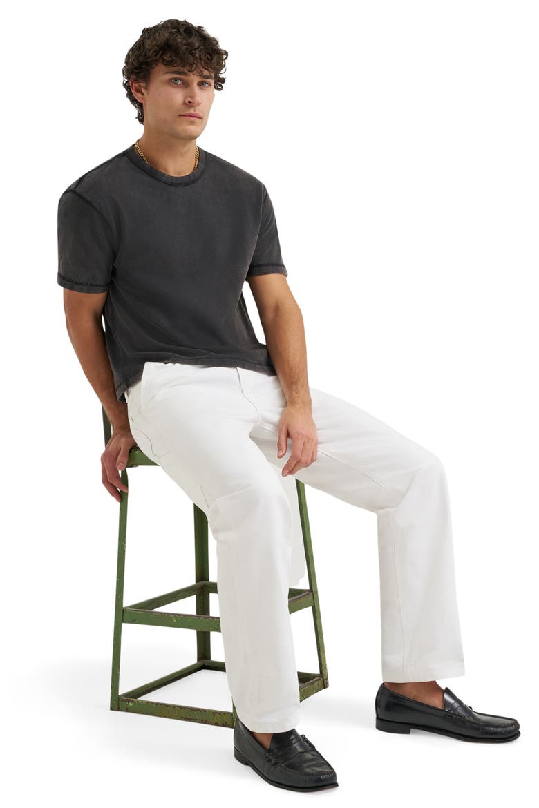 Loose Fit Straight Leg Carpenter Jeans, Alternate, color, BRIGHT WHITE