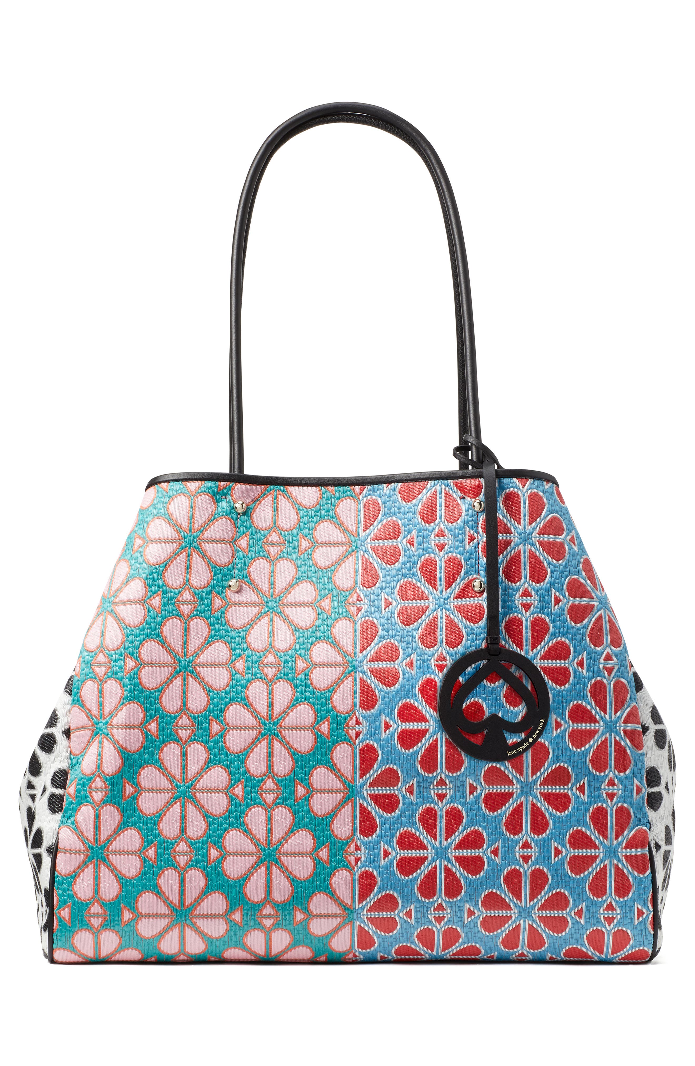 Kate Spade New York large everything spade floral tote, Alternate, color, 