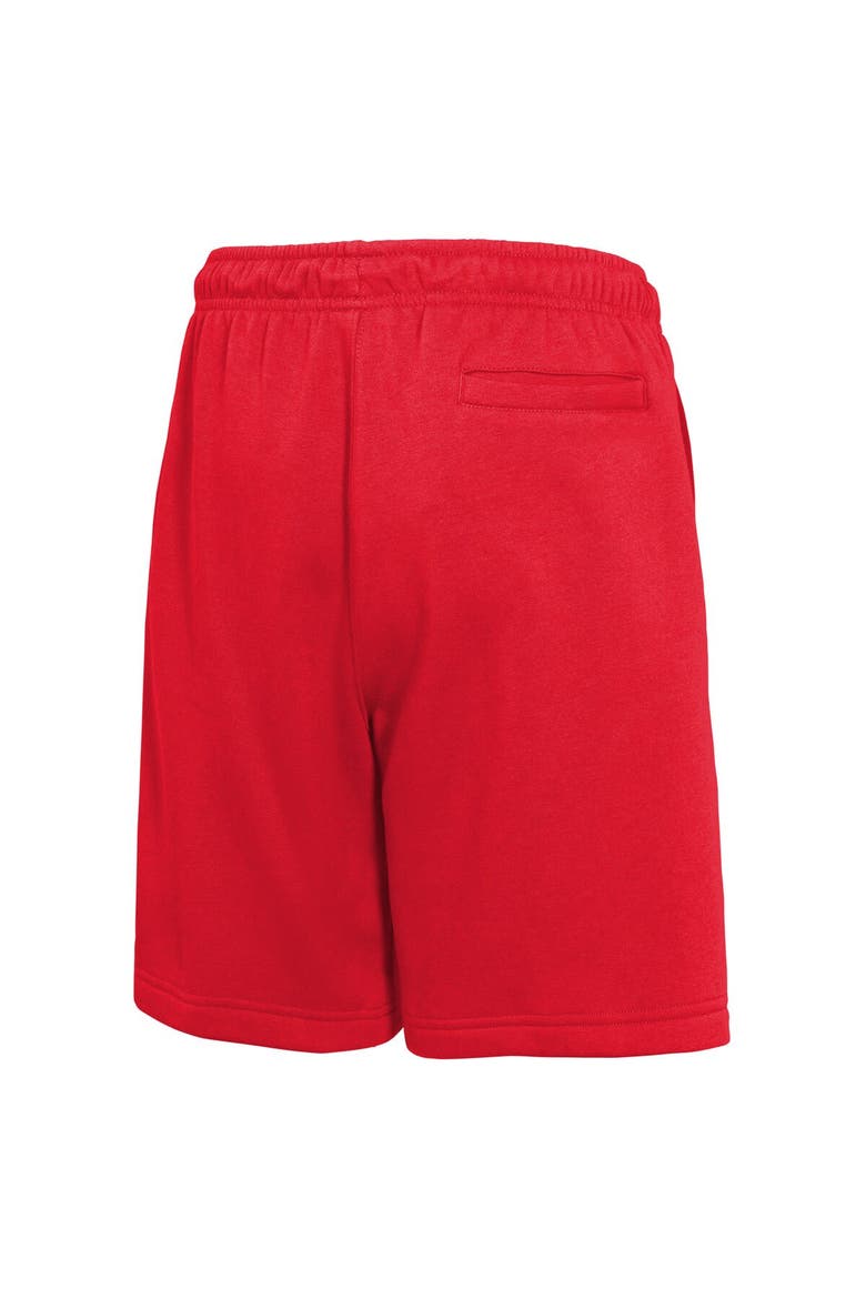 Youth Nike Red Chicago Bulls Courtside Club Fleece Shorts, Alternate, color, Red