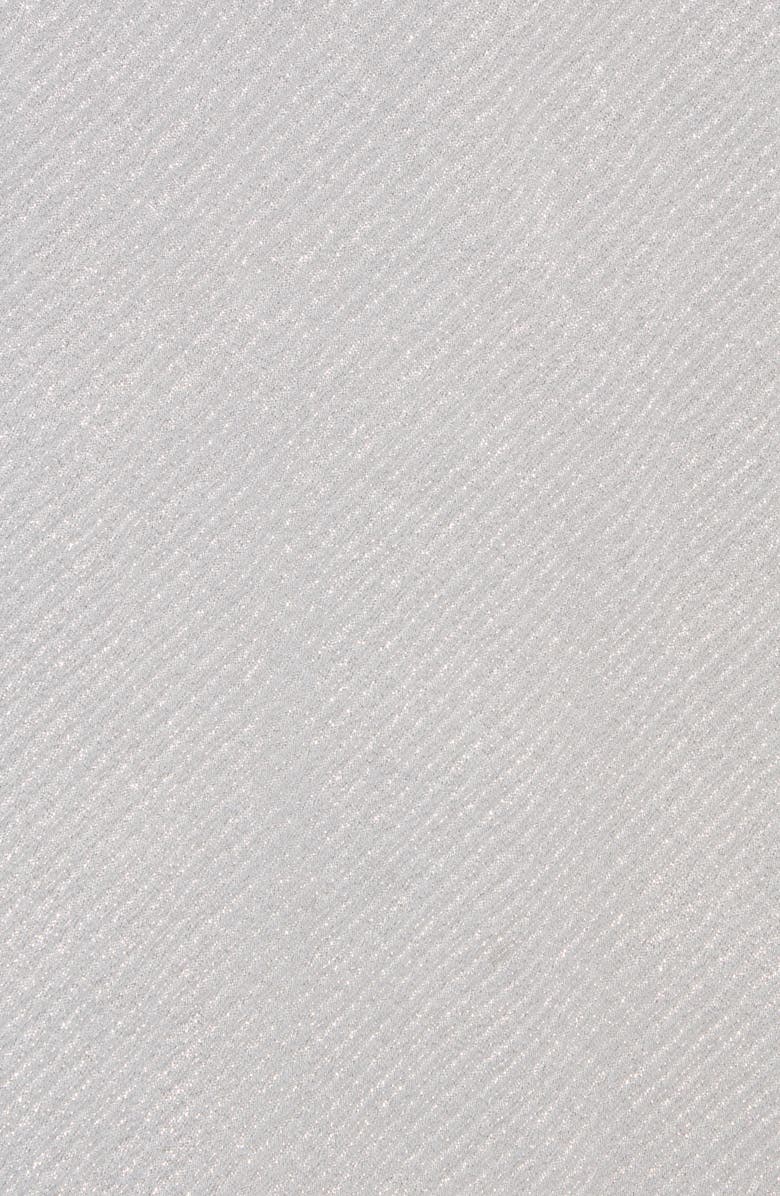 NORDSTROM RACK Pleated Occasion Wrap, Alternate, color, Silver
