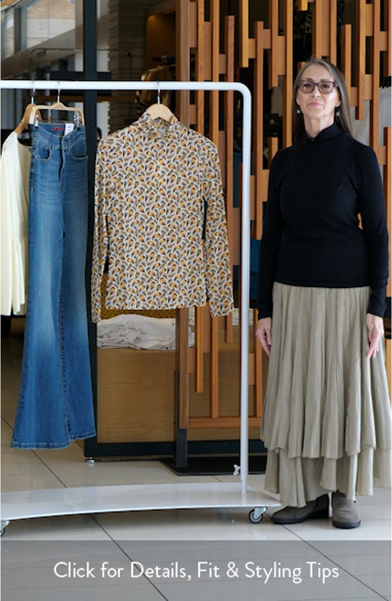 Aurelia Funnel Neck Jersey Top, sales video thumbnail