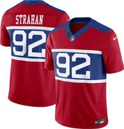 Nike Men's Nike Michael Strahan Century Red New York Giants Alternate Vapor F.U.S.E. Retired Player Limited Jersey