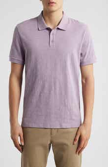 Vince Cotton Slub Jersey Polo