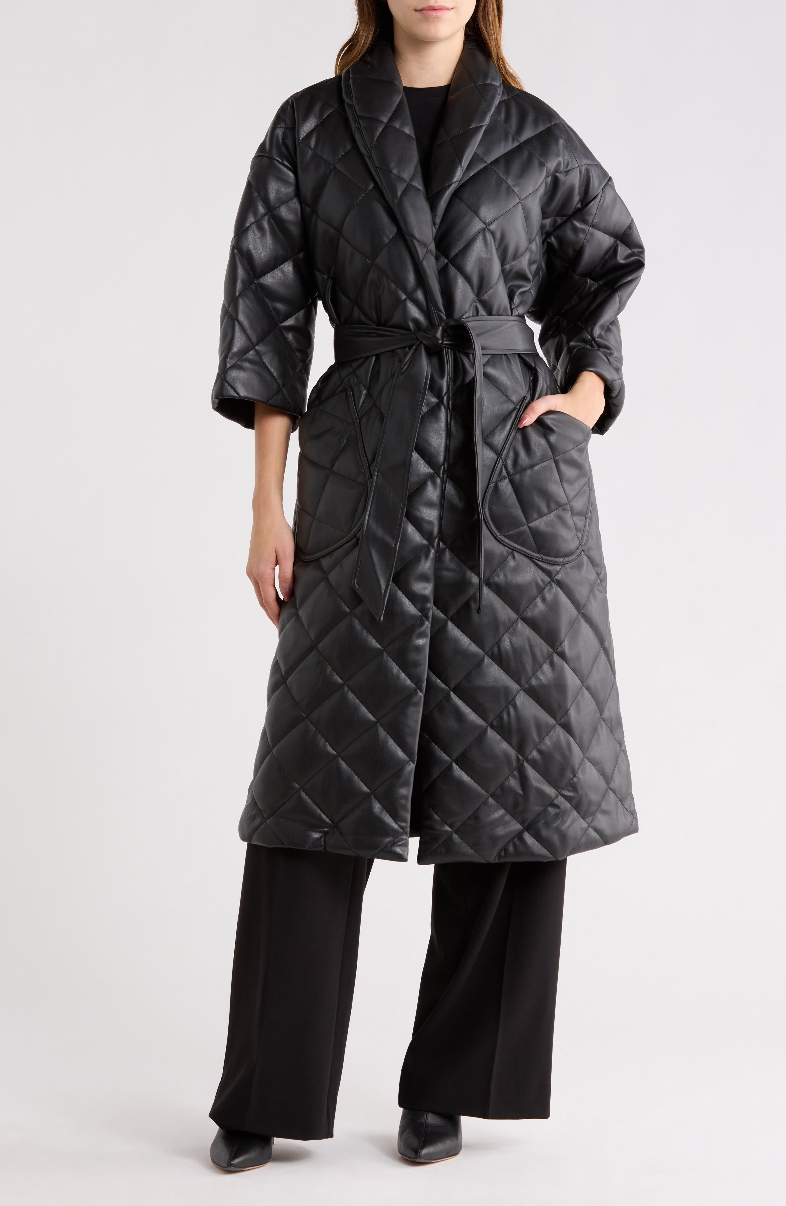 Hutch Mason Diamond Quilted Coat