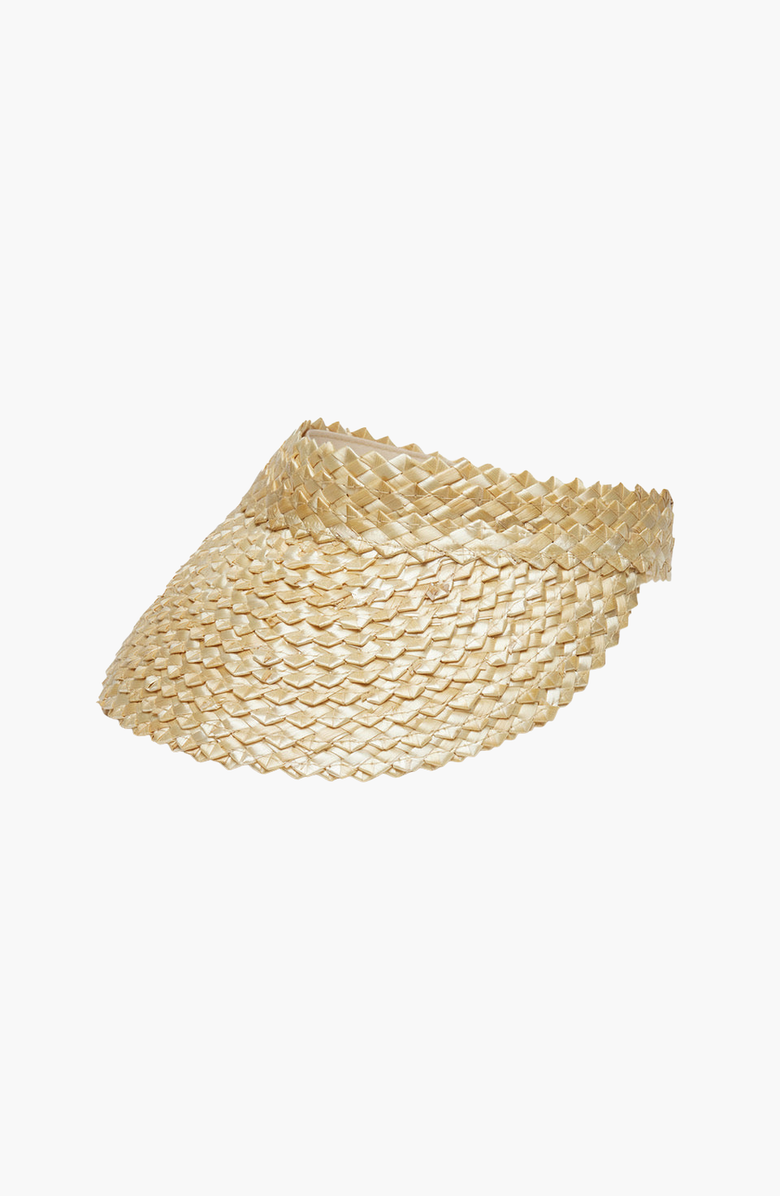 W Y E T H Effie Straw Visor, Main, color, Natural