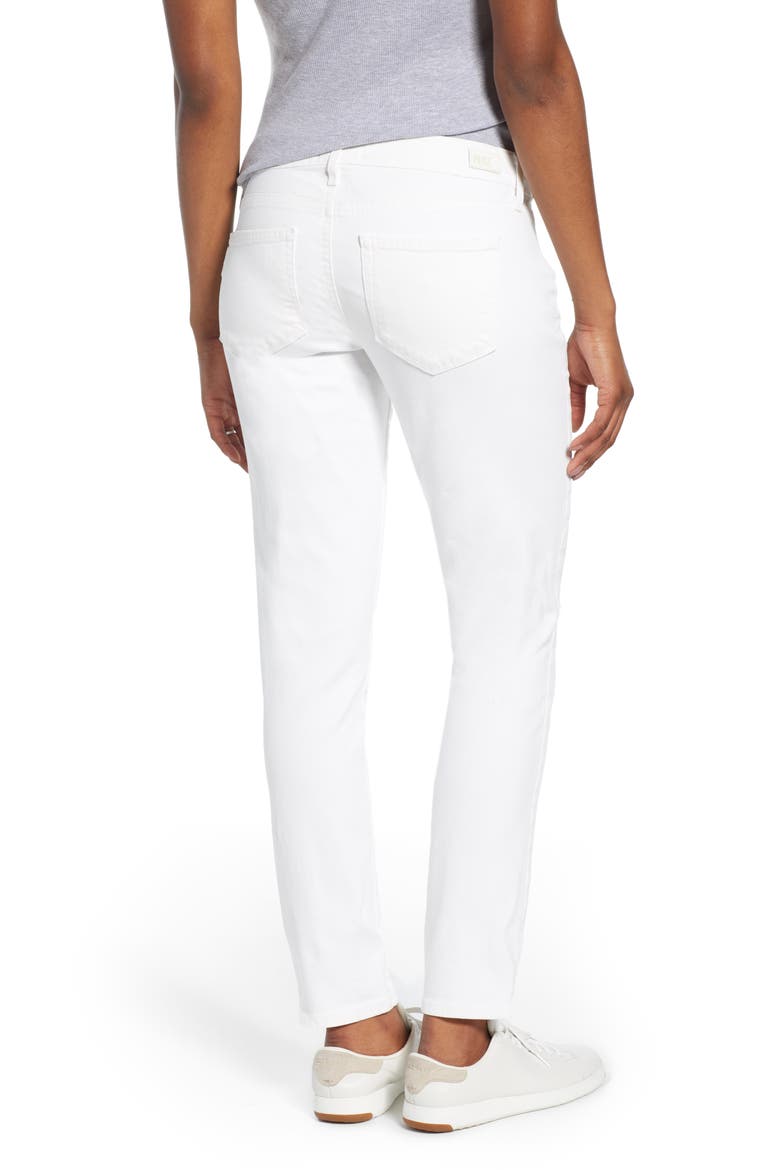 'Skyline' Ankle Peg Skinny Maternity Jeans, Alternate, color, OPTIC WHITE