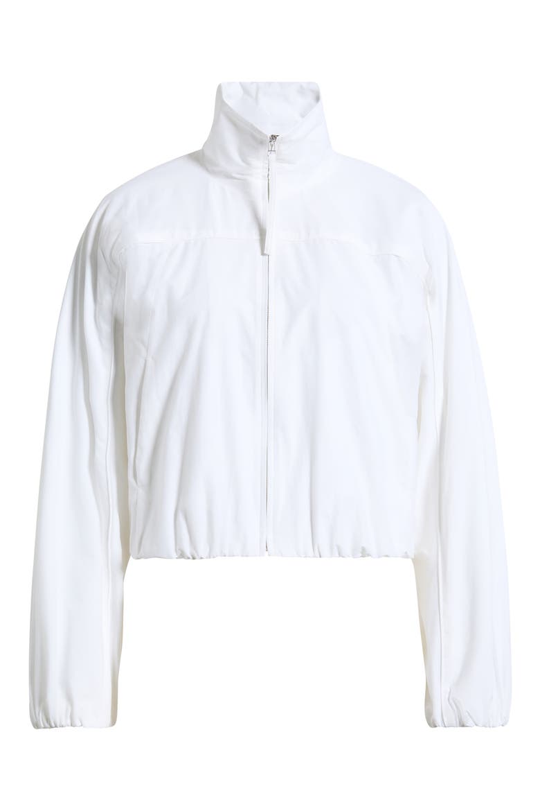 Cotton Blend Soft Shell Jacket, Alternate, color, WHITE