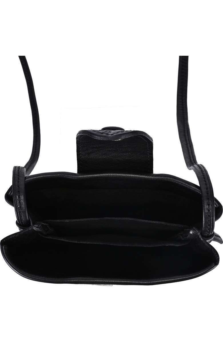 OLD TREND Lily Genuine Leather Structured Convertible Crossbody, Alternate, color, Black