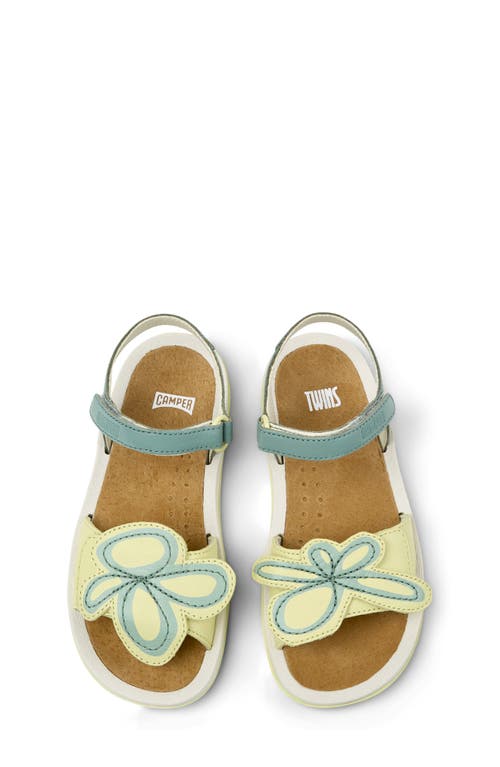 Camper Kids' Twins Mismatch Sandal In Yellow/blue Multi - Assorted