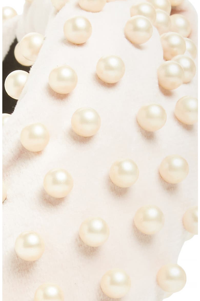 Imitation Pearl Headband, Alternate, color, NUDE