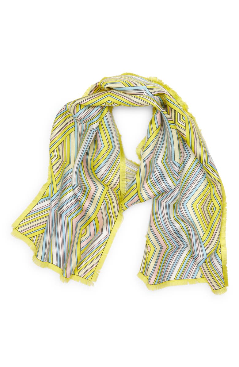 Missoni Zigzag Silk Twill Scarf, Alternate, color, 