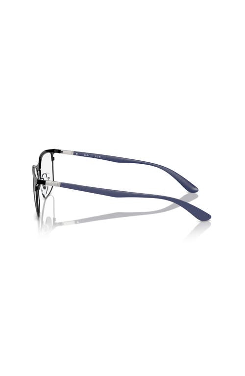 Ray Ban Ray-ban 57mm Square Optical Glasses In Black