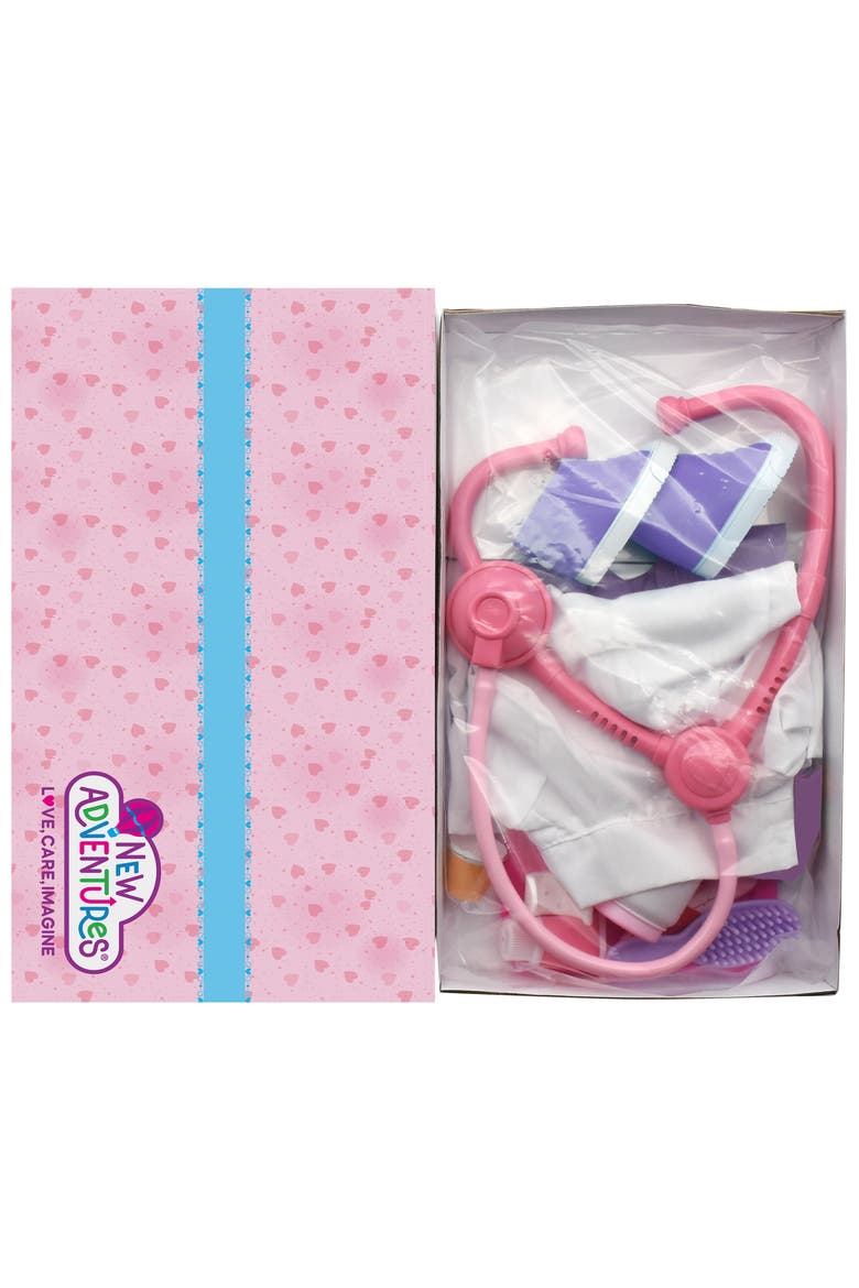 18" Doctor Dress Up Set 15 Pcs, Alternate, color, Purple
