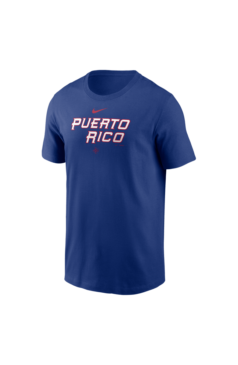 Nike Men's Nike  Royal Puerto Rico Baseball 2026 World Baseball Classic Wordmark T-Shirt, Alternate, color, Royal