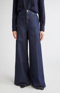 Max Mara Vega Denim Wide Leg Jeans