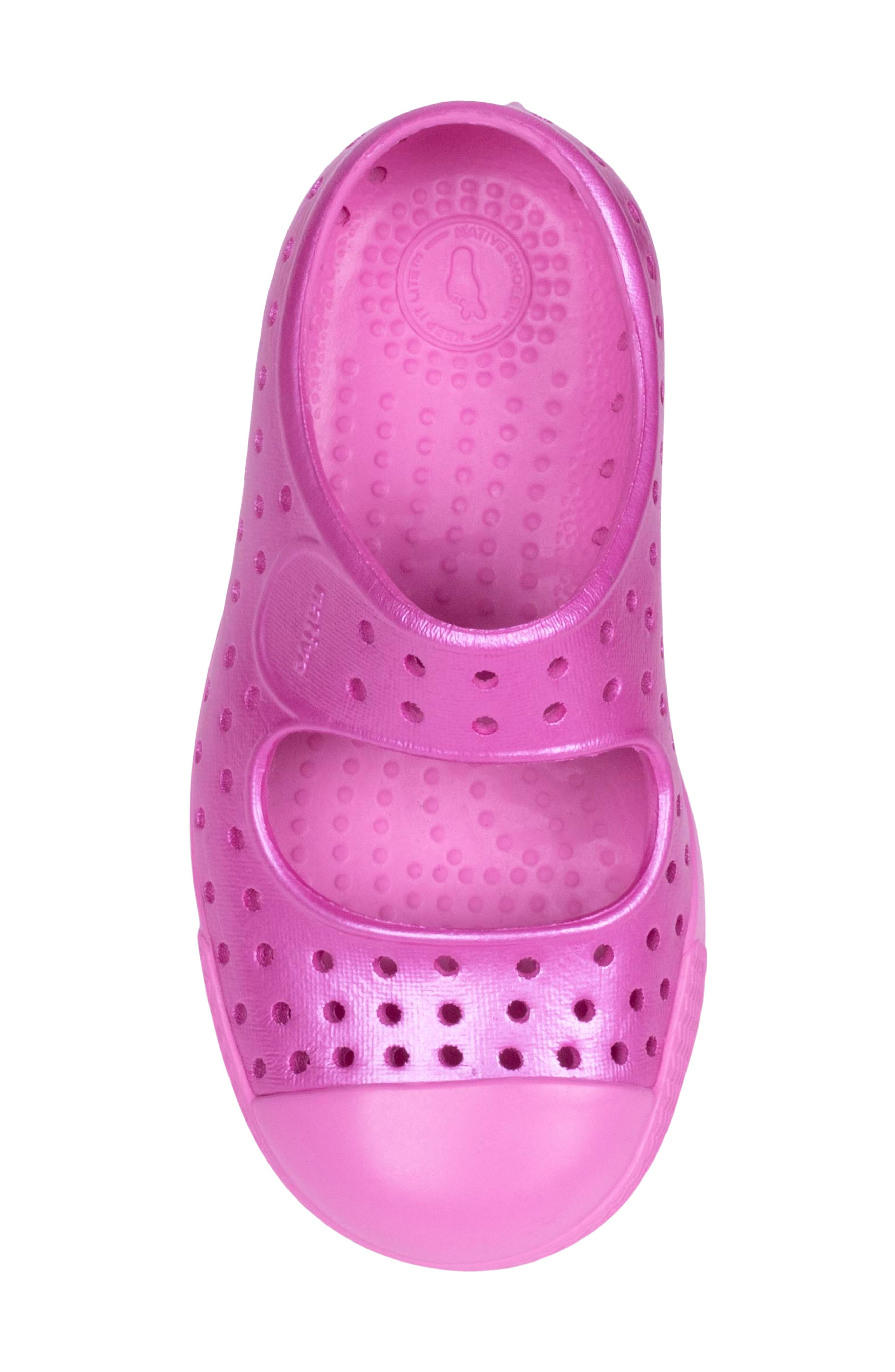 Native Shoes Jefferson Juniper Water Friendly Perforated Slip-On, Alternate, color, Metallic Pink