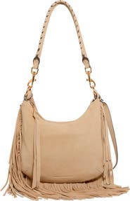 AIMEE Kane Convertible Leather Shoulder Bag
