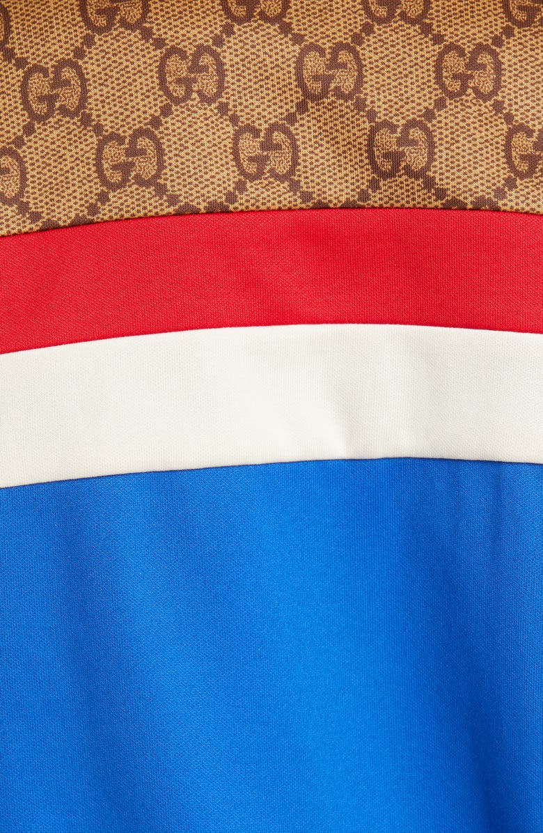 Gucci GG Print Technical Jersey Track Jacket, Alternate, color, 