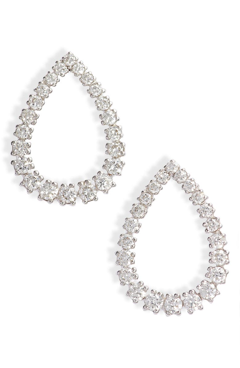 Bony Levy Liora Graduated Diamond Pear Stud Earrings, Main, color, 