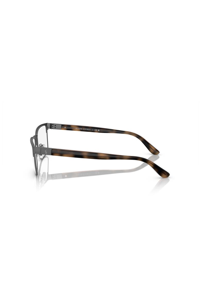 56mm Rectangle optical glasses, Alternate, color, Grey/ Tortoise