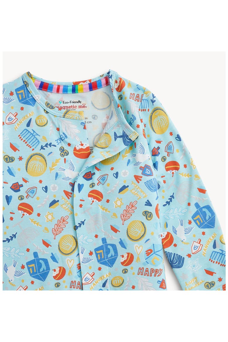 Kids' Latke Fun Modal Footie Pajamas, Alternate, color, LTKFN