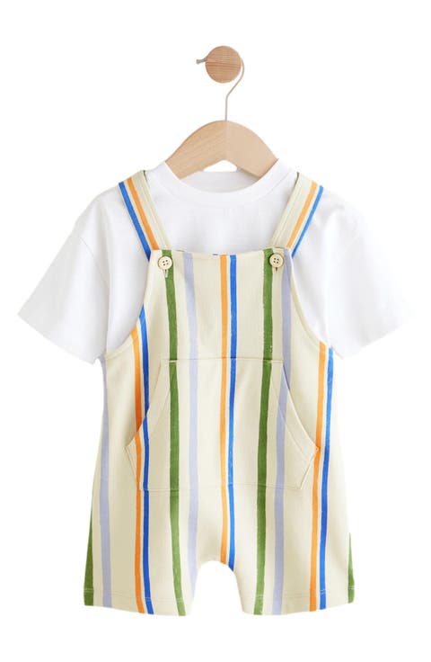 Kids' Stripe Overalls & T-Shirt Set (Baby, Toddler & Little Kid)