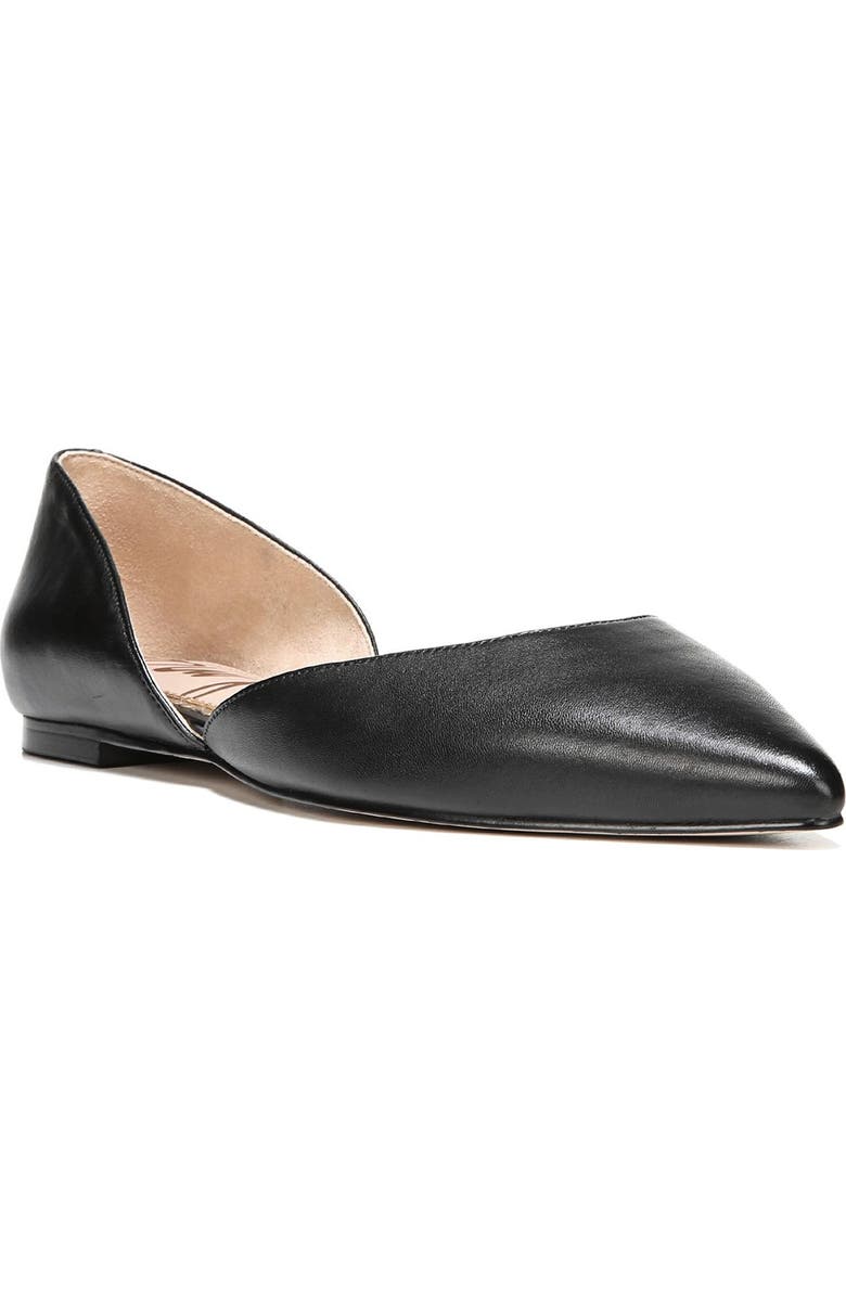 Sam Edelman Rodney Pointy Toe Genuine Calf Hair Flat, Main, color,