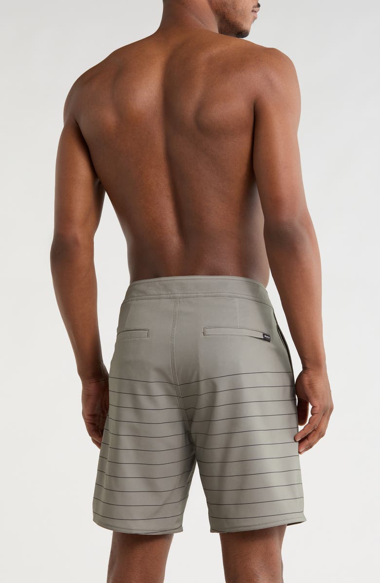 RVCA Steady Stripe Swim Shorts, Alternate, color, Aloe