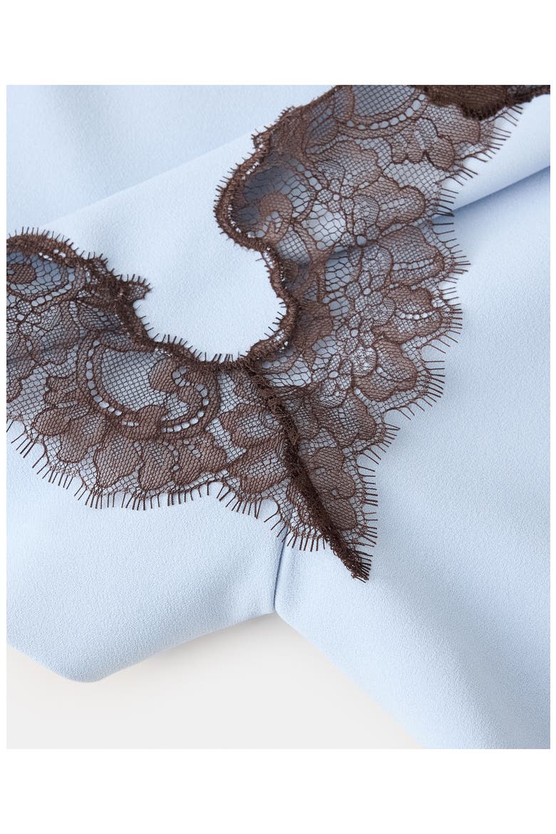 Lace Trim Skort, Alternate, color, SKY BLUE