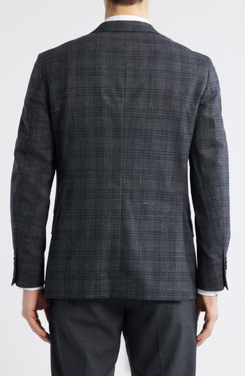 Hyperlight Soft Micro Houndstooth Wool & Silk Blend Sport Coat