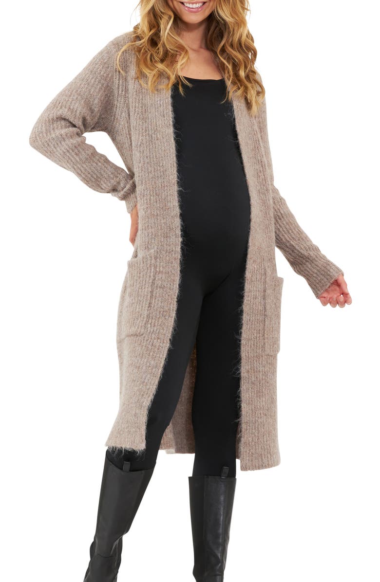 Ripe Maternity Helen Knit Maternity/Nursing Cardigan, Main, color, 