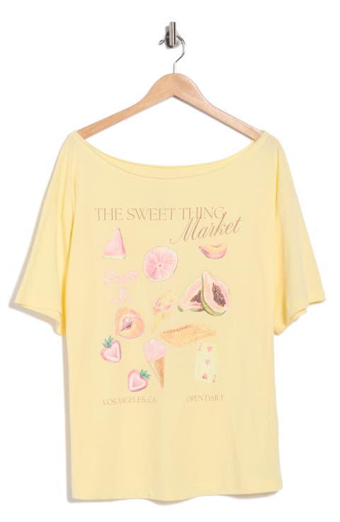 Sweet Thing Market Graphic T-Shirt