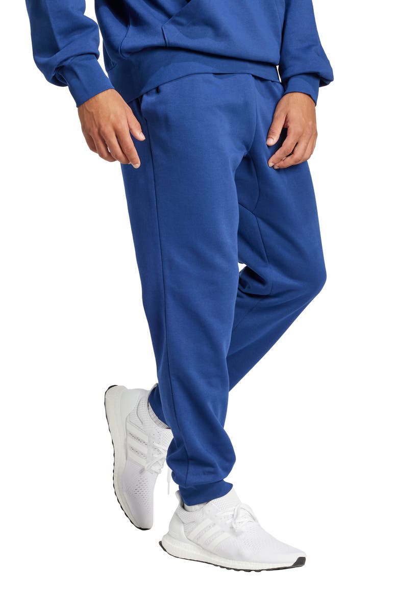 Essentials Feelcozy Fleece Pants, Alternate, color, DKBLUE/WHI