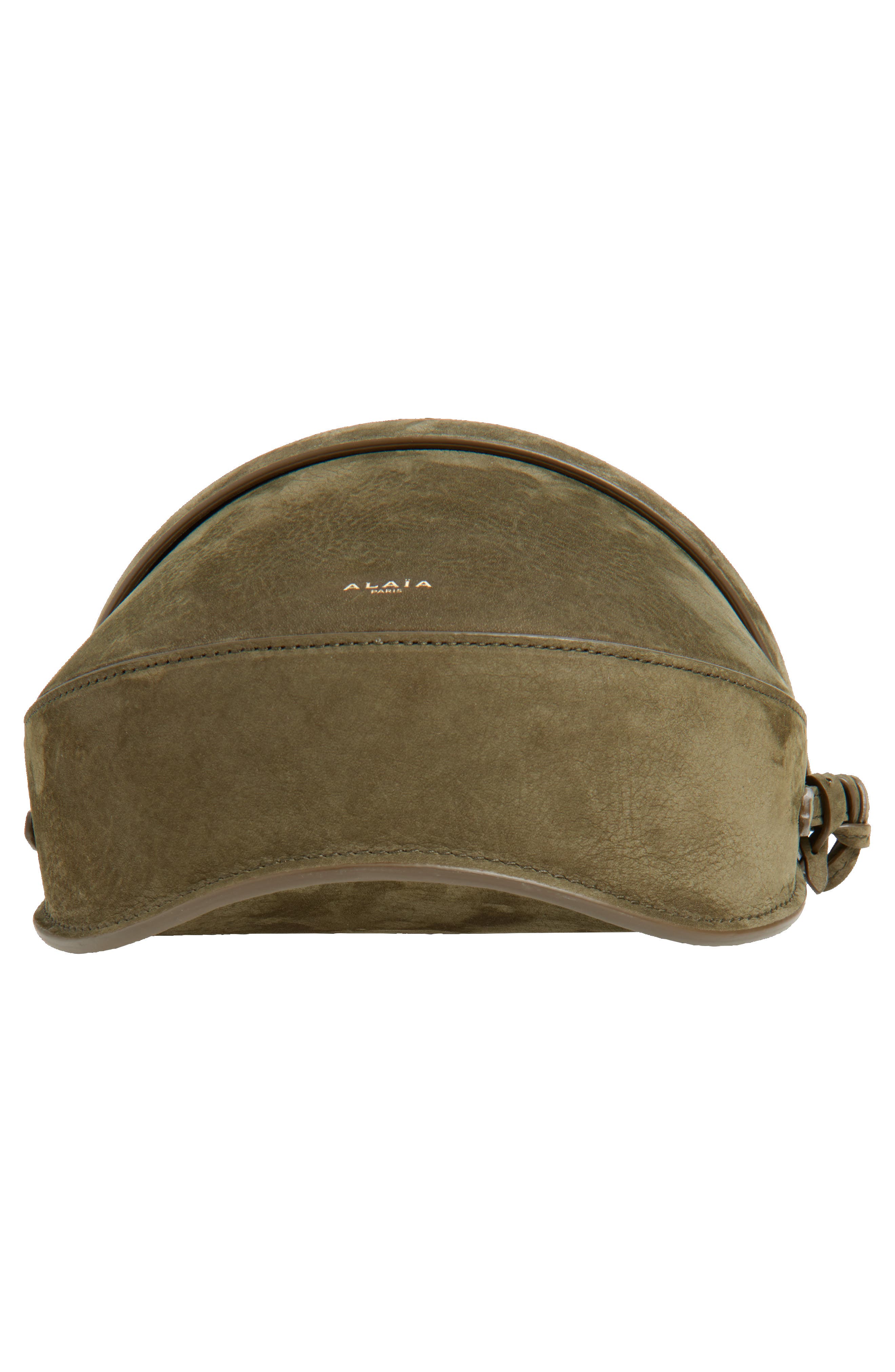 Alaïa Besace Crossbody, Alternate, color, Kaki