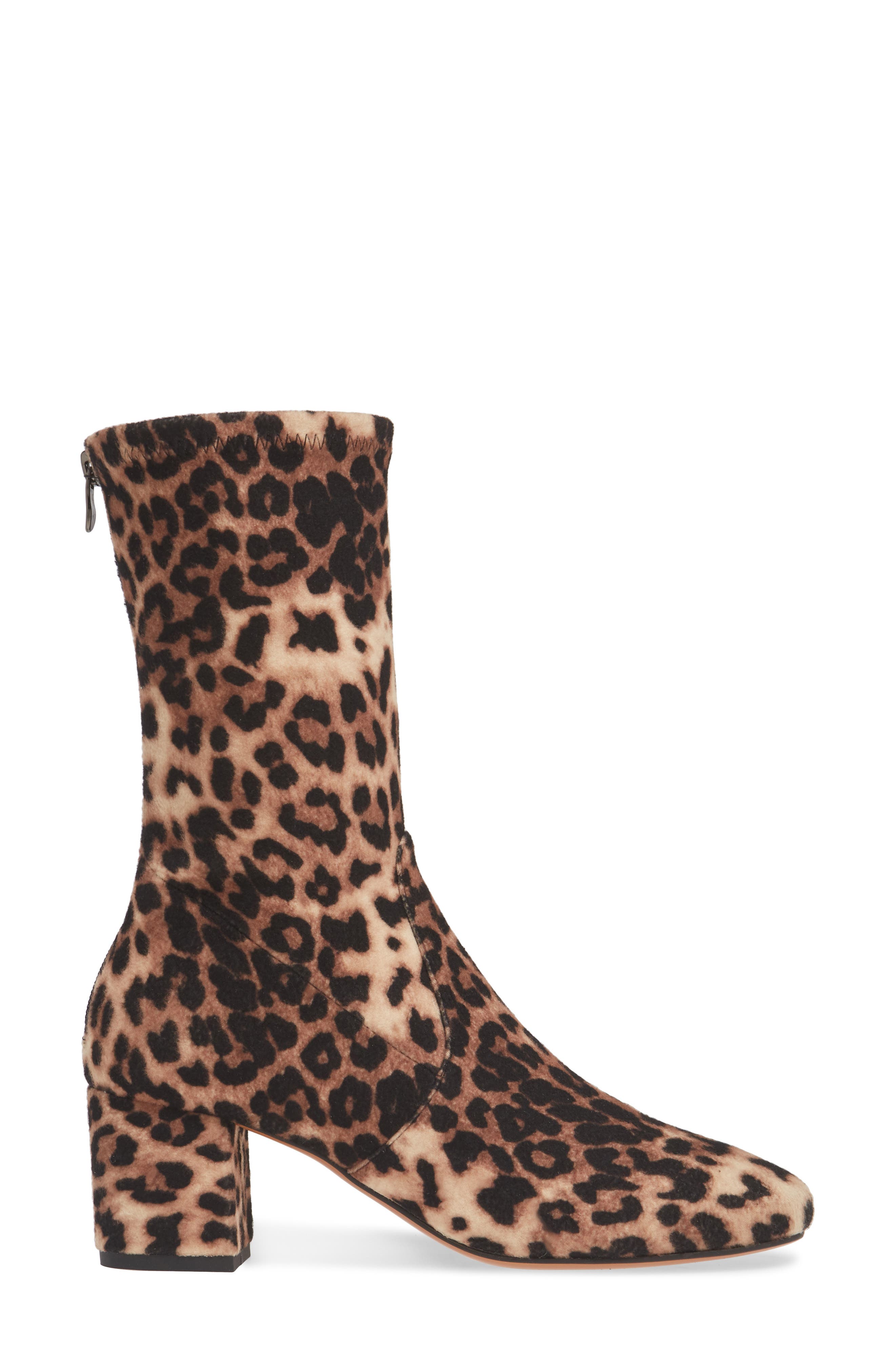 Chami X Bootie, Alternate, color, OCELOT MICROSUEDE