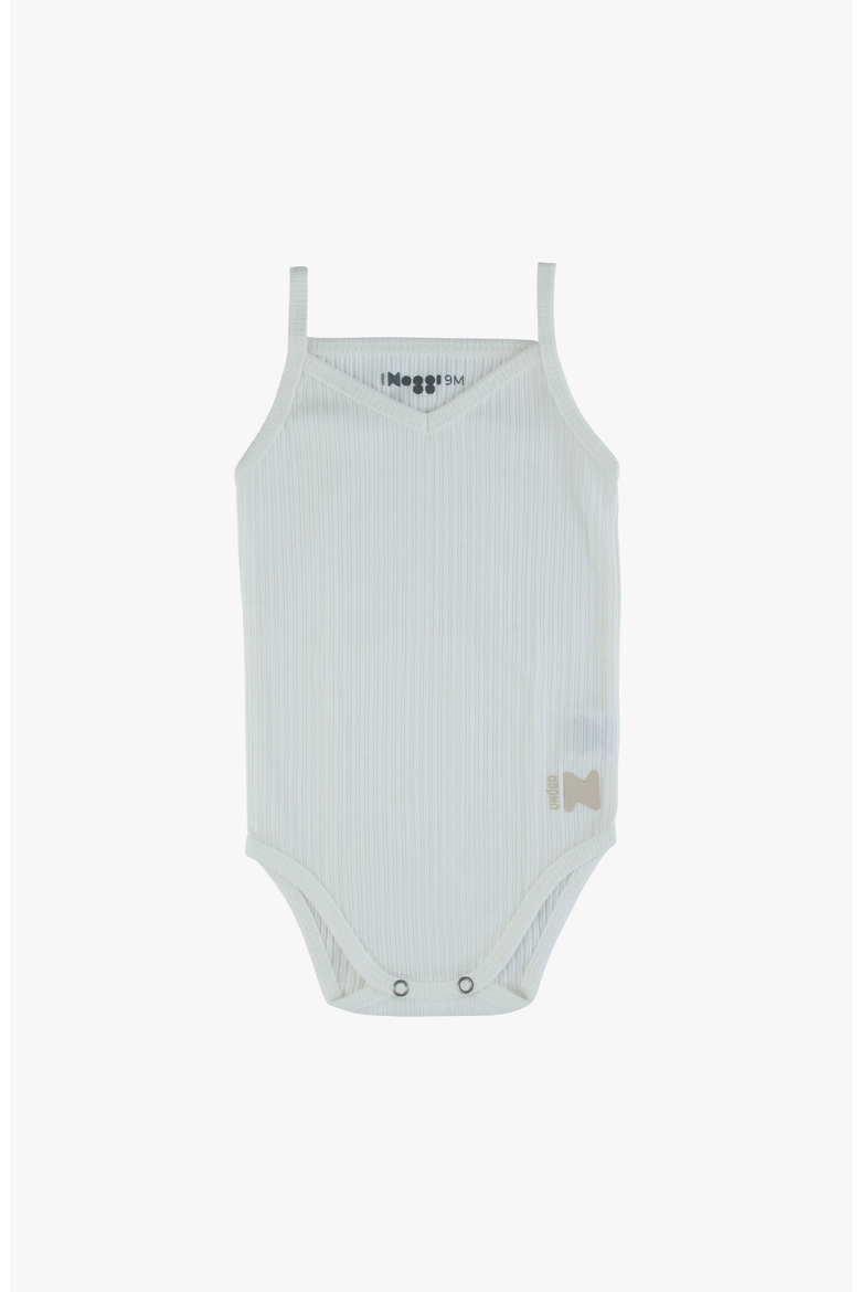 Ribbed Girls Bodysuit, Alternate, color, Mauve / White