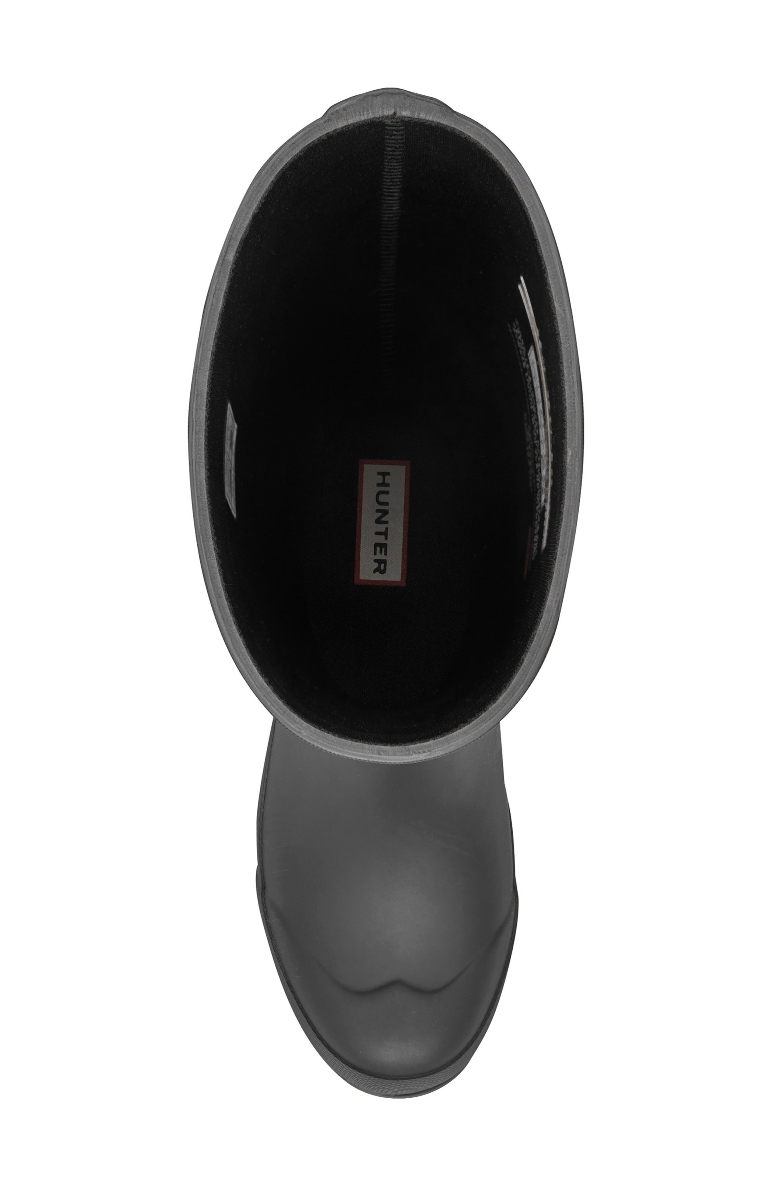 Lily Waterproof Rain Boot, Alternate, color, BLACK