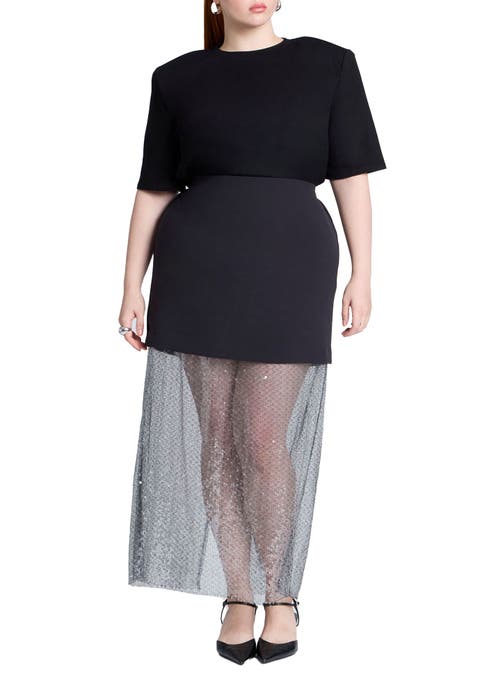 Sparkly Twofer Skirt (Plus Available)