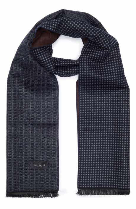 Ted Baker London Dotted Silk Reversible Scarf
