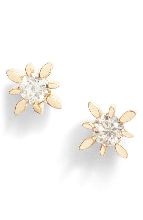 Geneva Diamond Stud Earrings